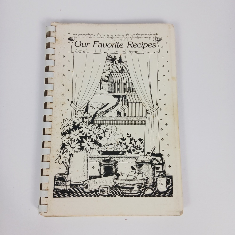 Vintage 1987 Goldmine Church of God Georgia Community Cookbook Favorite Recipes